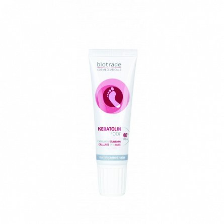 Gel exfoliant pentru picioare cu 40% uree Keratolin Foot, 15 ml, Biotrade