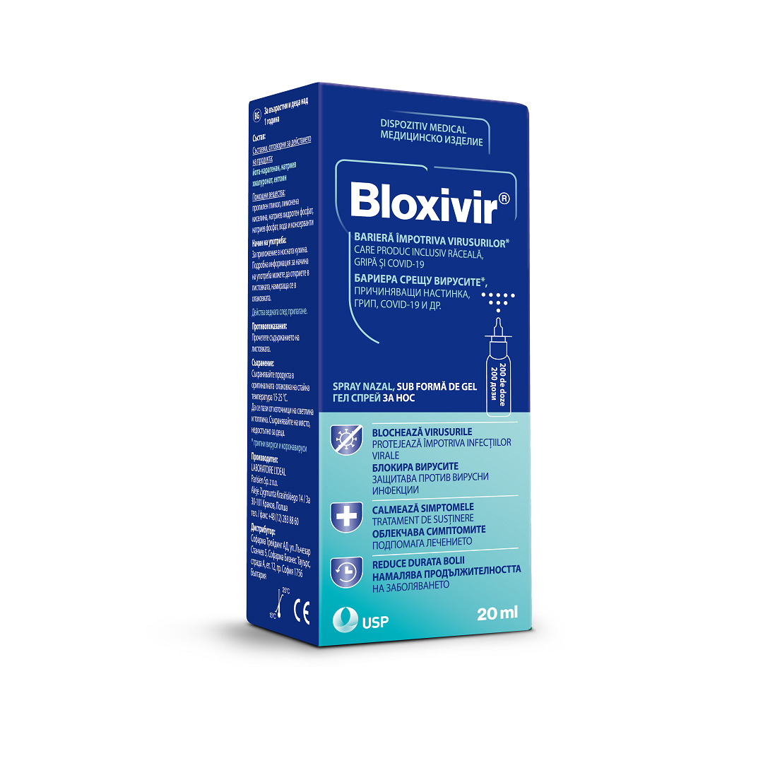 Bloxivir Spray nazal, gel, 20 ml, USP