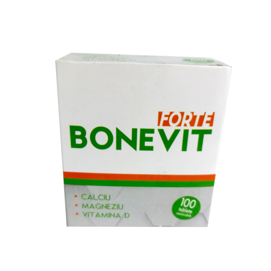 Bonevit Forte  (Ca+Mg+Vit.D) 100 comprimate, Hiral Labs