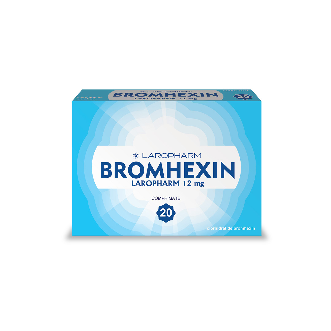 Bromhexin 12 mg, 20 comprimate, Laropharm