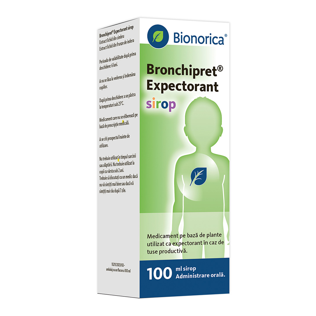 Bronchipret Expectorant sirop, 100 ml, Bionorica