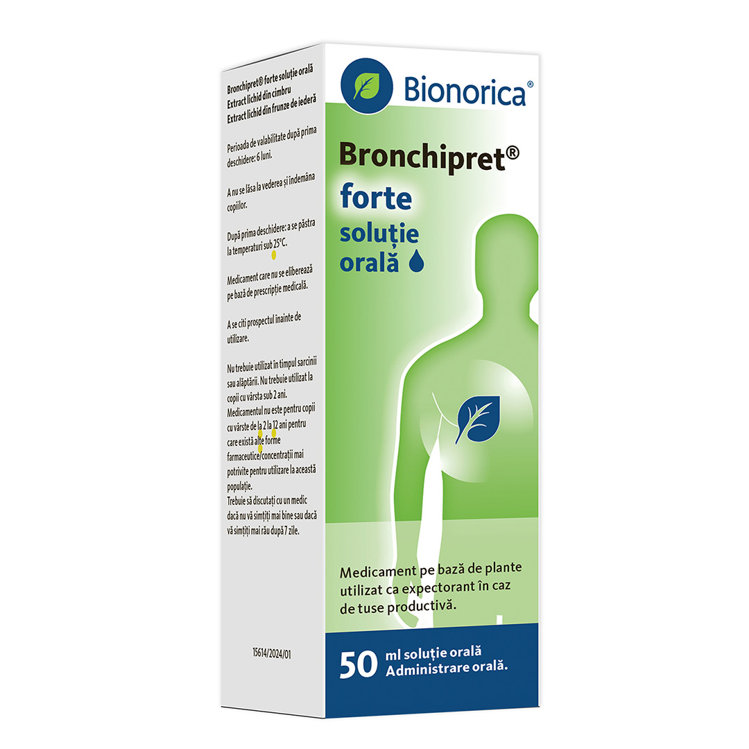 Bronchipret Forte, solutie orala, 50 ml, Bionorica