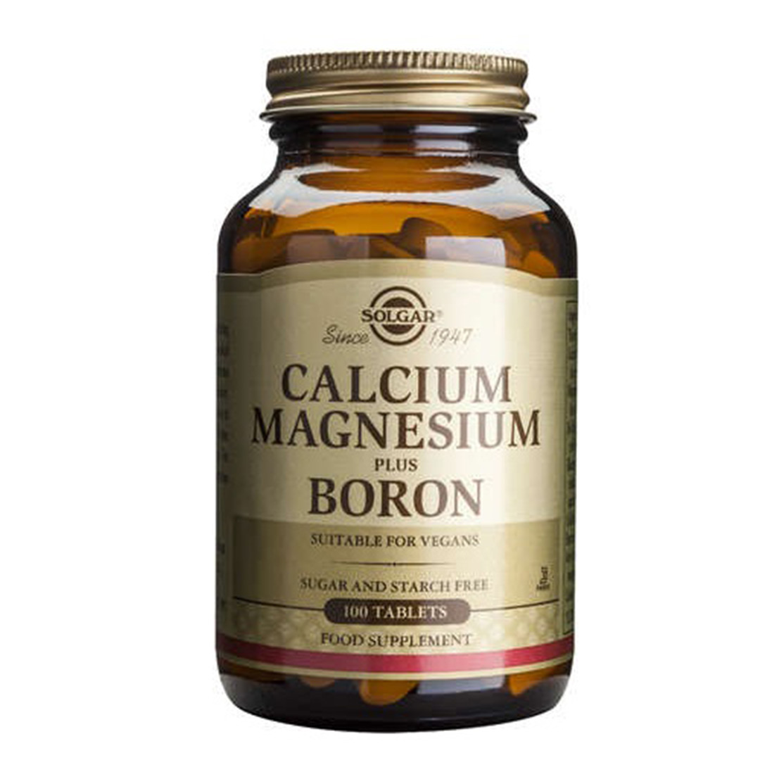 Calciu cu magneziu si boron, 100 tablete, Solgar