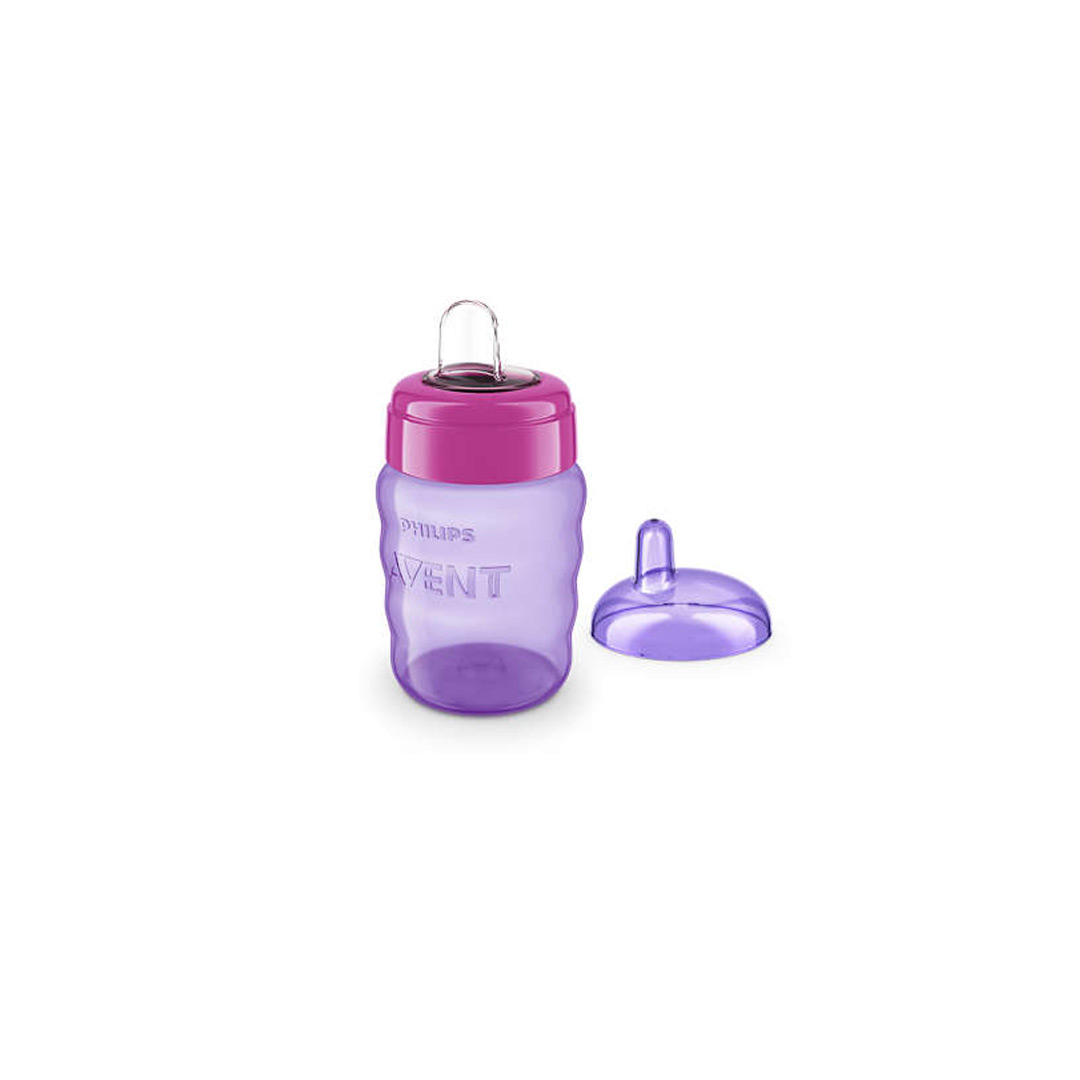Cana cu tetina de formare 260 ml, fete, SCF553/03, Philips Avent