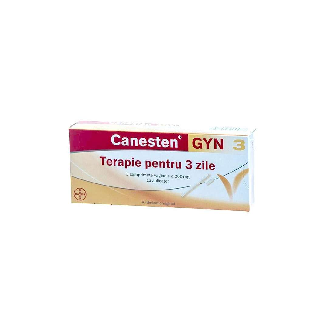 Canesten Gyn 3, 3 comprimate vaginale, Bayer