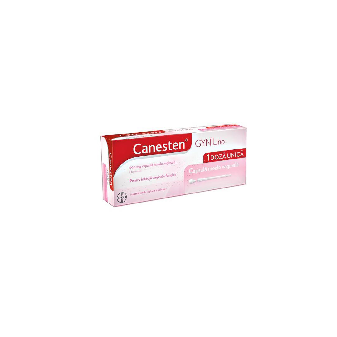 Canesten Gyn Uno 500 mg, 1 capsula vaginala, Bayer