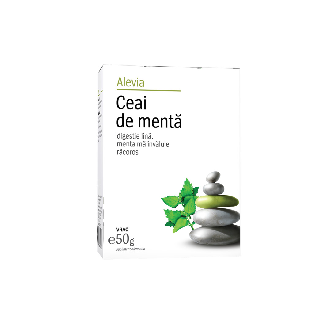 Ceai de menta, 50 g, Alevia