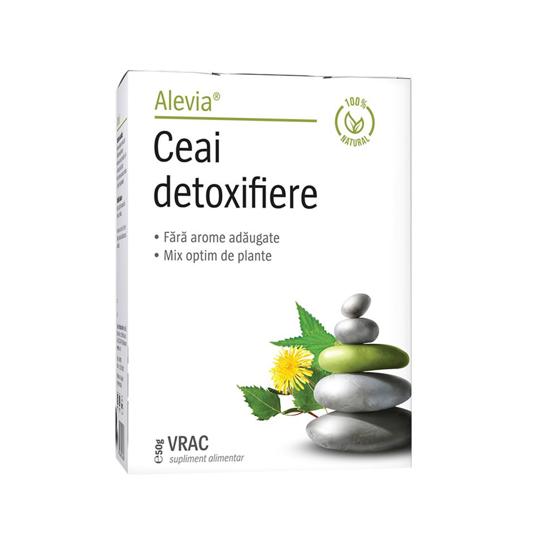 Ceai Detoxifiere, vrac, 50 g, Alevia