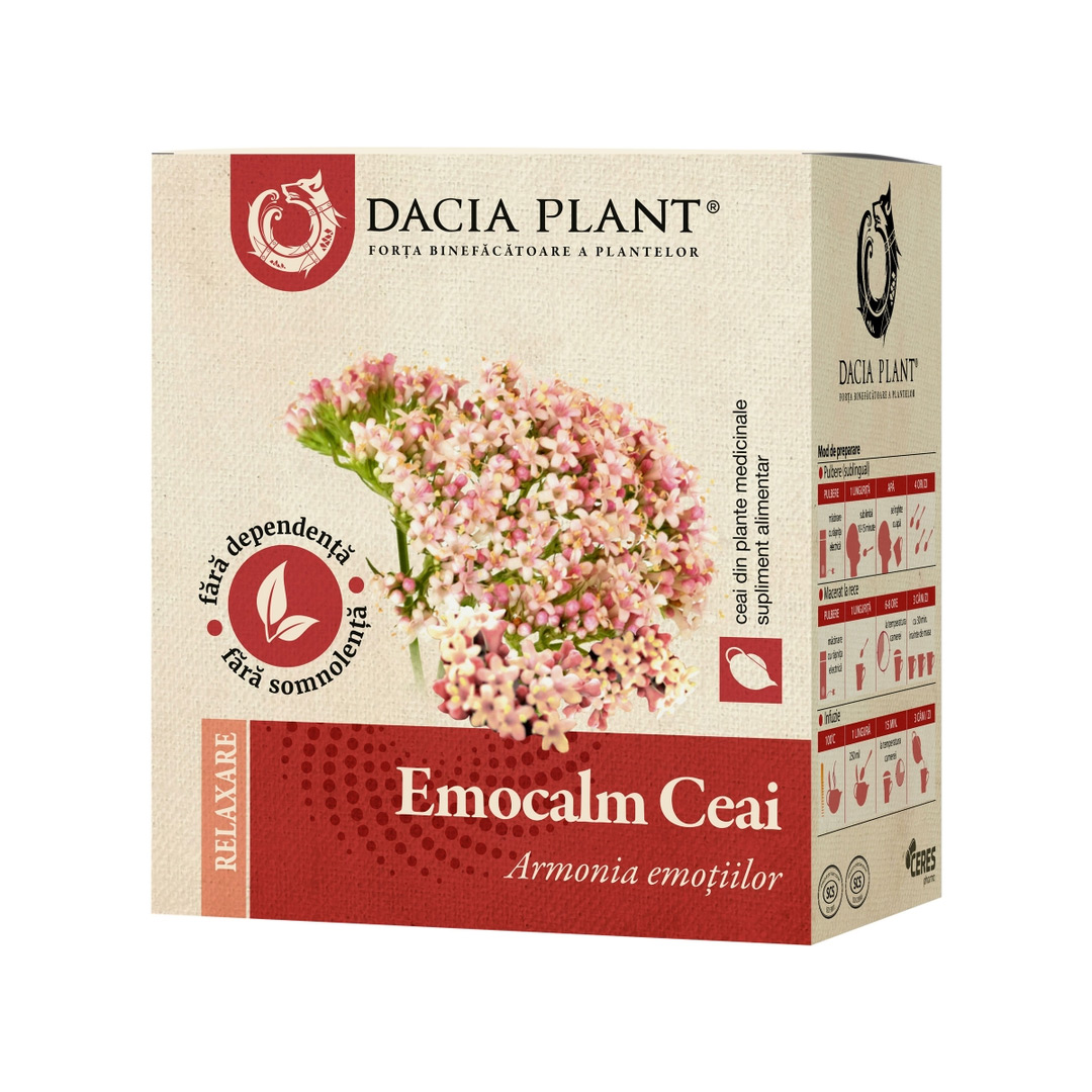 Ceai Emocalm, 50 g, Dacia Plant