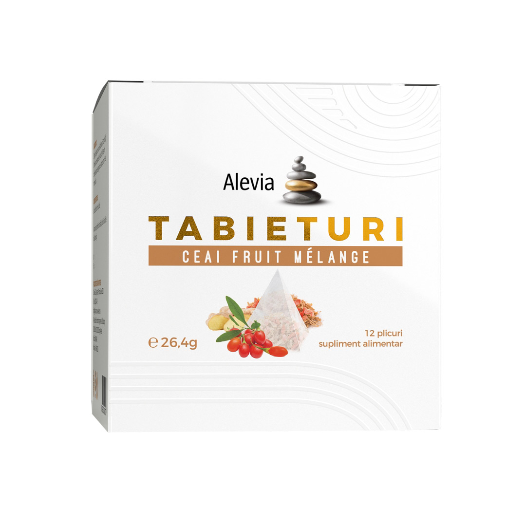 Ceai fruit melange Tabieturi , 12 plicuri, Alevia