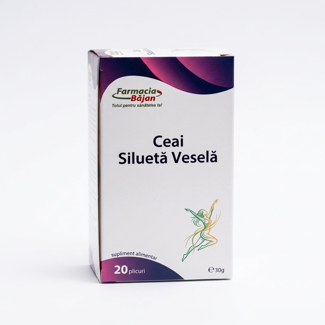 Ceai silueta vesela, 20 plicuri, Farmacia Bajan