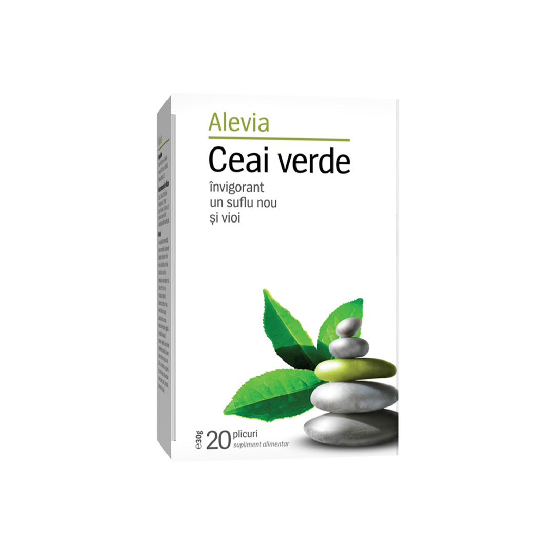 Ceai verde, 20 plicuri, Alevia