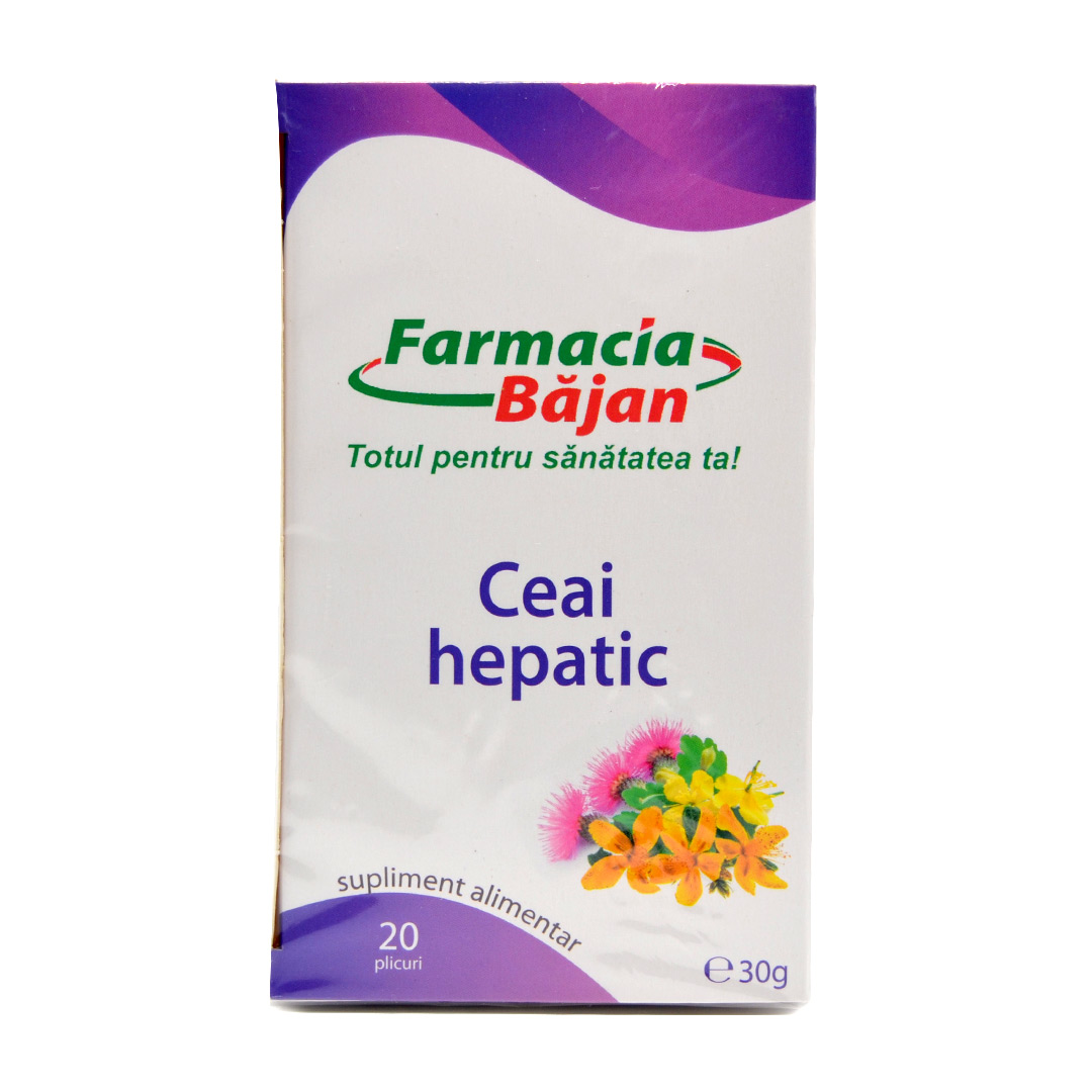 Ceai hepatic, 20 plicuri, Farmacia Bajan