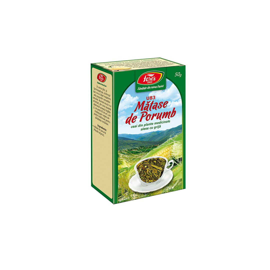 Ceai Matase de Porumb, U83, 50 g, Fares