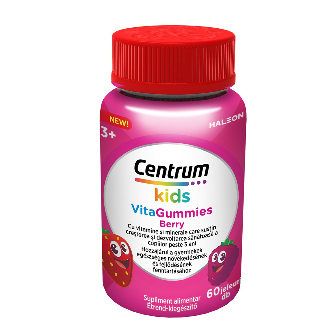 Centrum Kids VitaGummies Berry, 60 jeleuri, Haleon