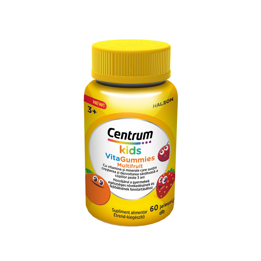 Centrum Kids VitaGummies Multifruct, 60 jeleuri, Haleon