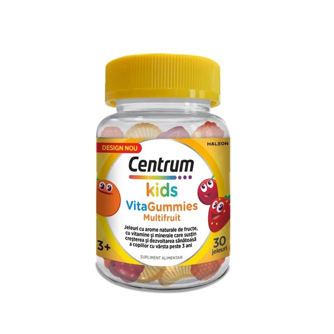 Centrum Vitagummies multifruit Kids, 30 jeleuri, Haleon