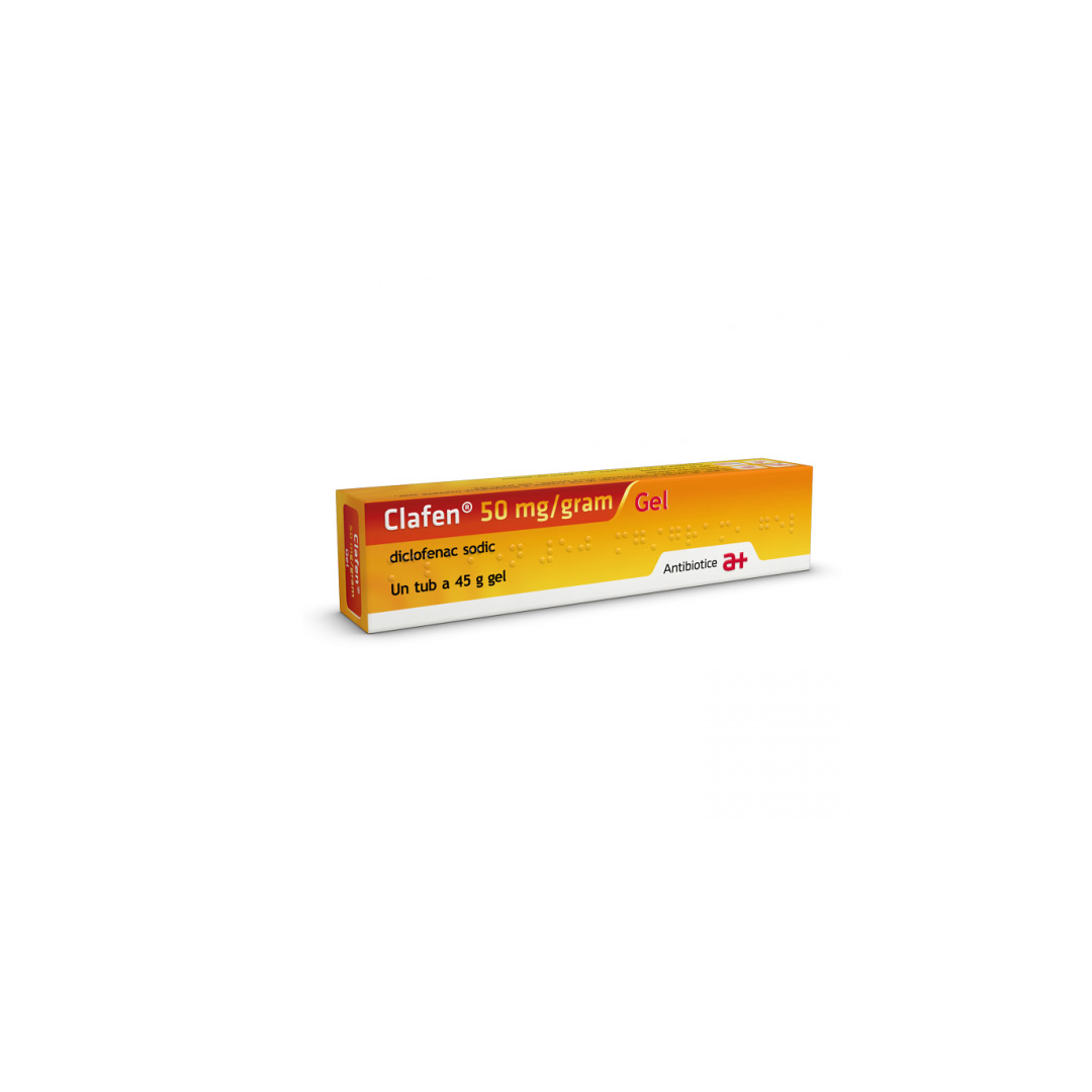 Clafen gel 50 mg/gram, 45 g, Antibiotice SA