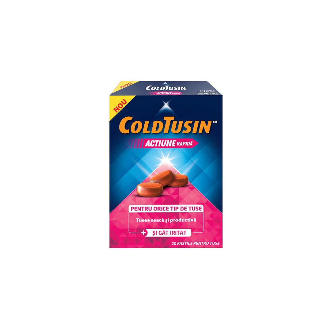 ColdTusin actiune rapida, 20 pastile, Perrigo