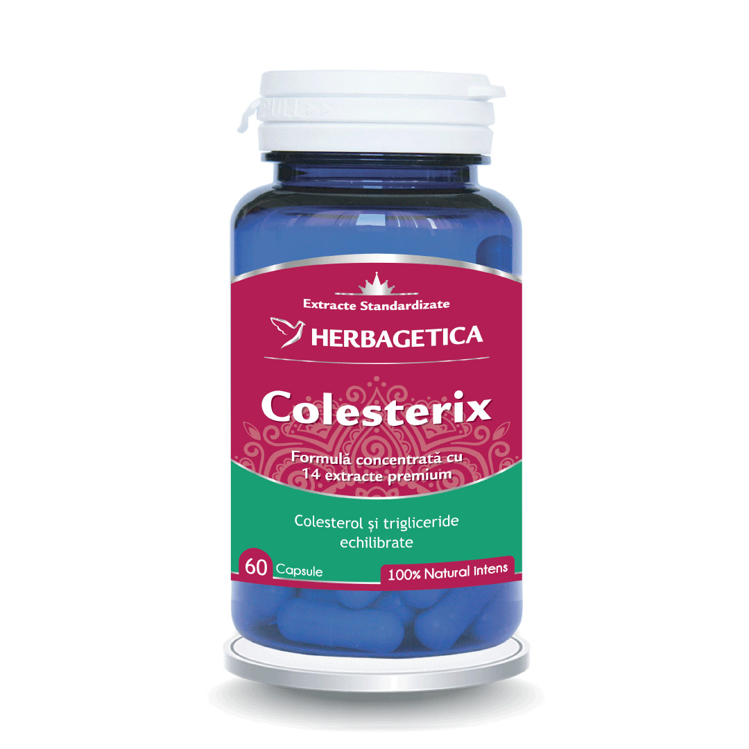 Colesterix, 60 capsule, Herbagetica