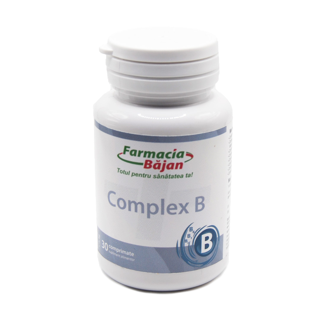 Complex B, 30 comprimate, Farmacia Bajan