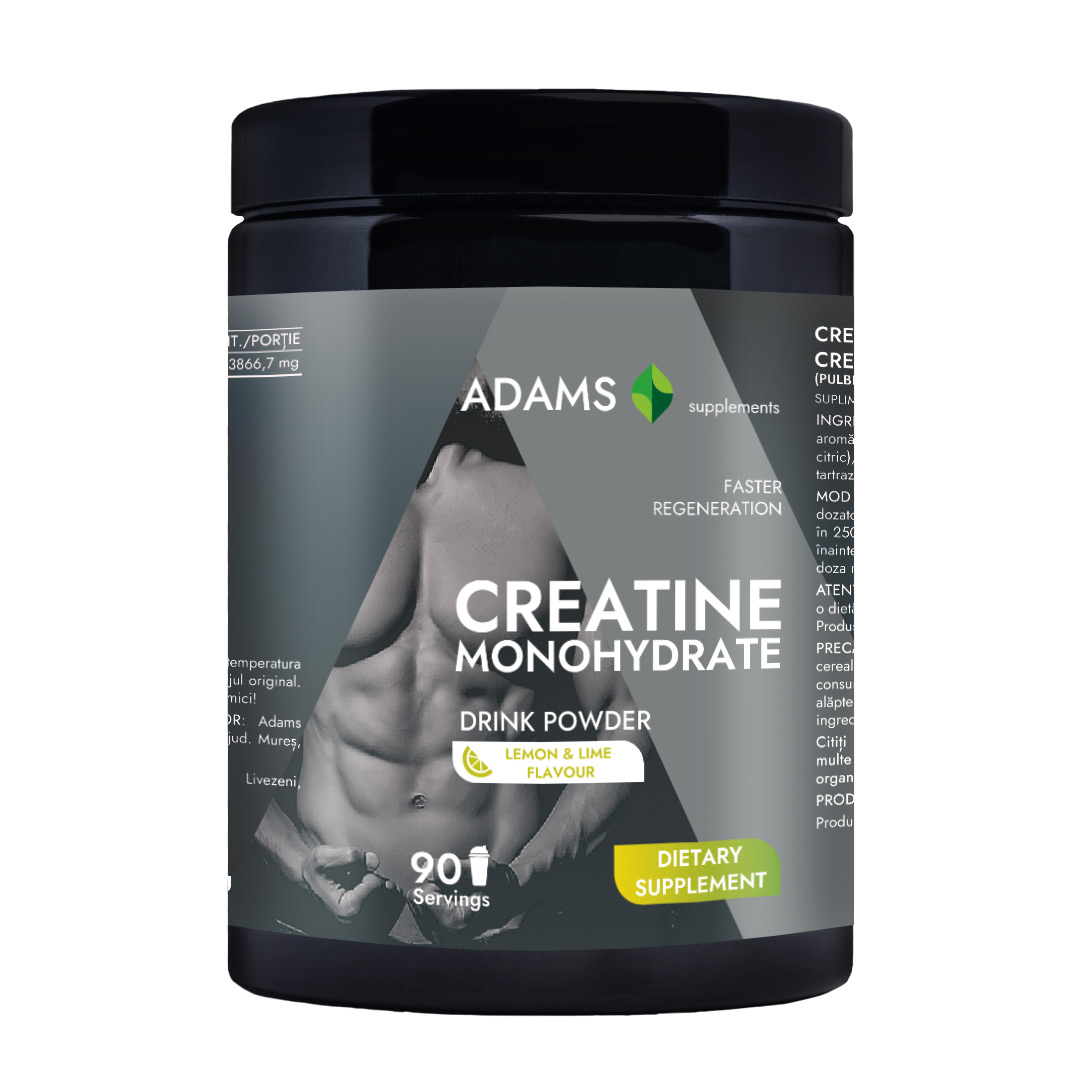 Creatina monohidrata (lemon-twist), 400g, Adams Supplements