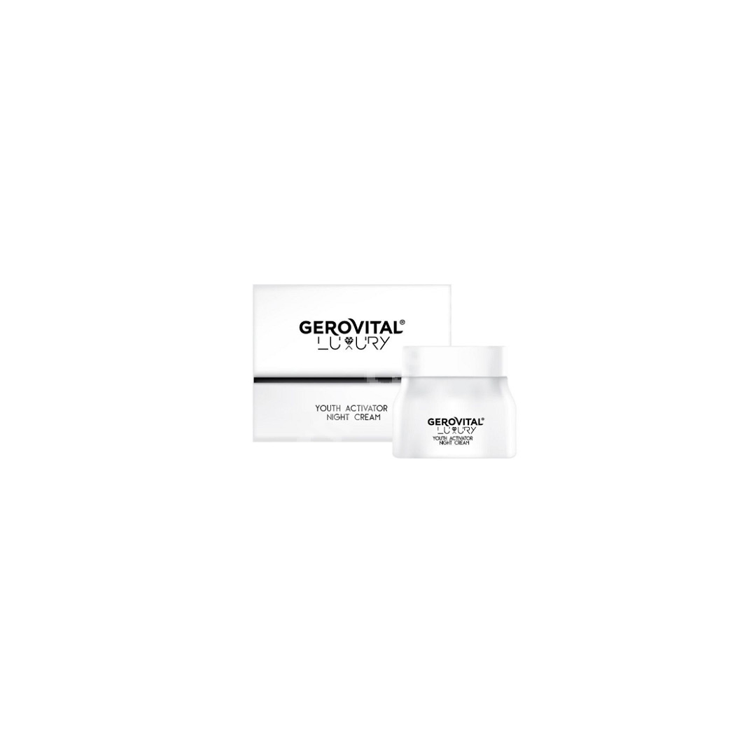 Crema activator de tinerete, de noapte Luxury, 50 ml, Gerovital