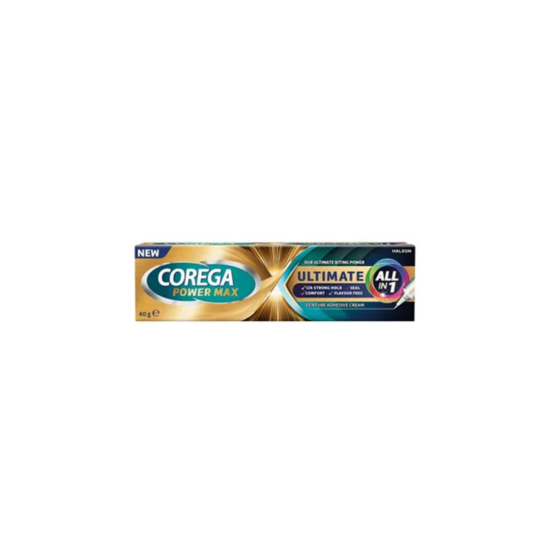 Crema adeziva pentru proteza dentara Power Max Ultimate All In One 40g, Corega