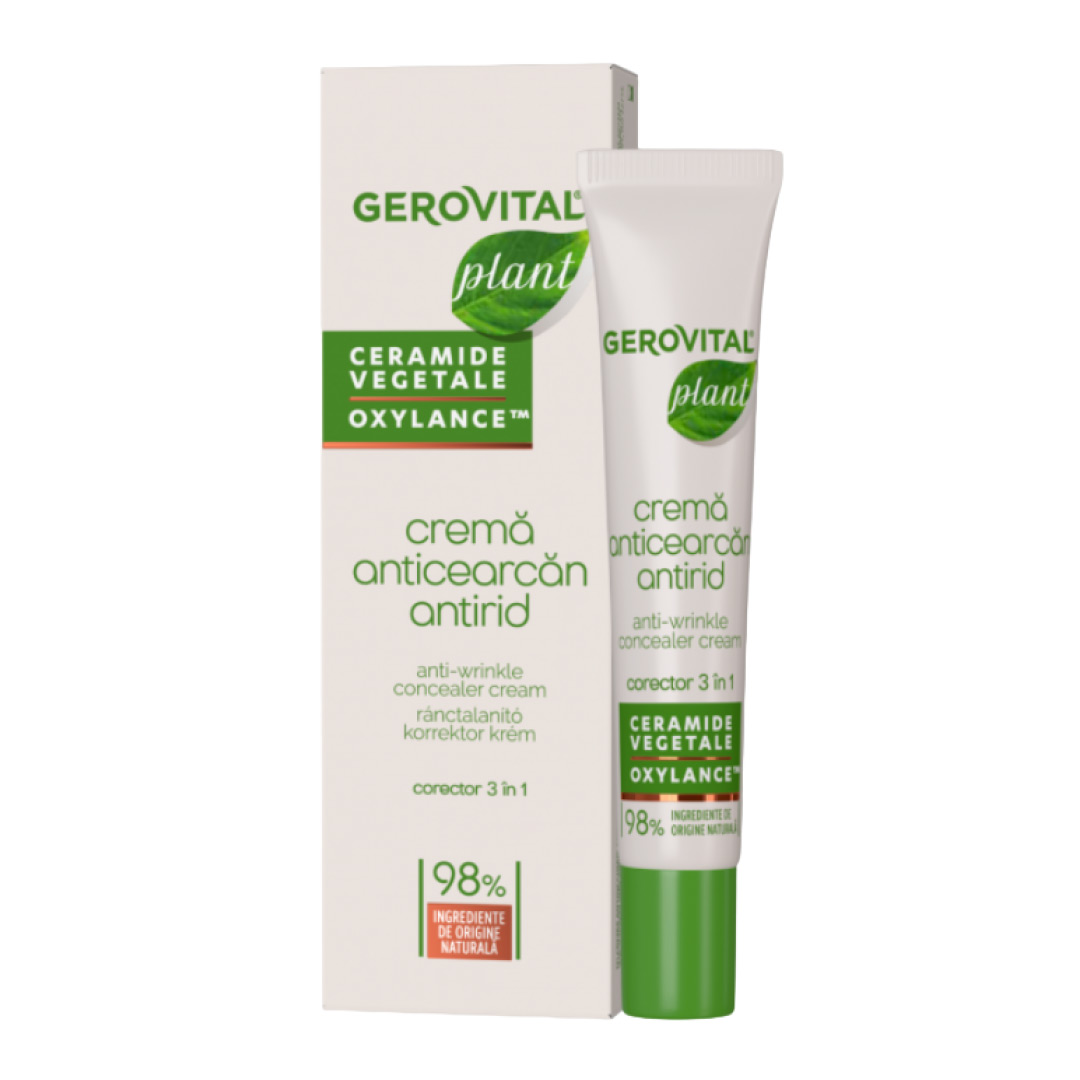 Crema anticearcan si antirid ,15 ml, Gerovital Plant