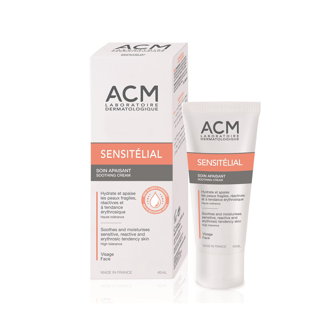 Crema calmanta Sensitelial, 40 ml, Acm