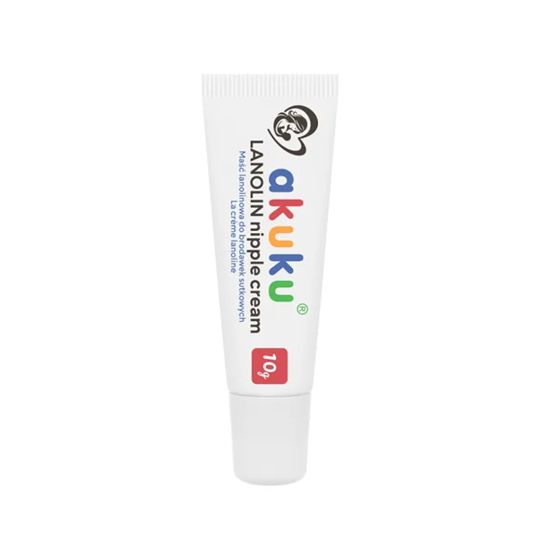 Crema cu lanolina pentru mameloane iritate, 10 g, Akuku
