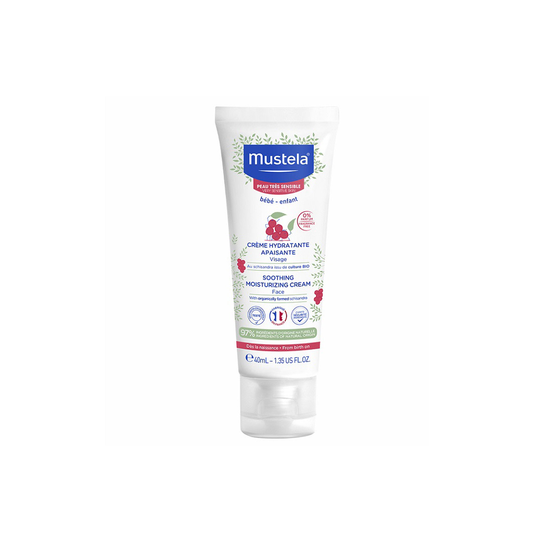 Crema hidratanta calmanta pentru piele sensibila, 40 ml, Mustela