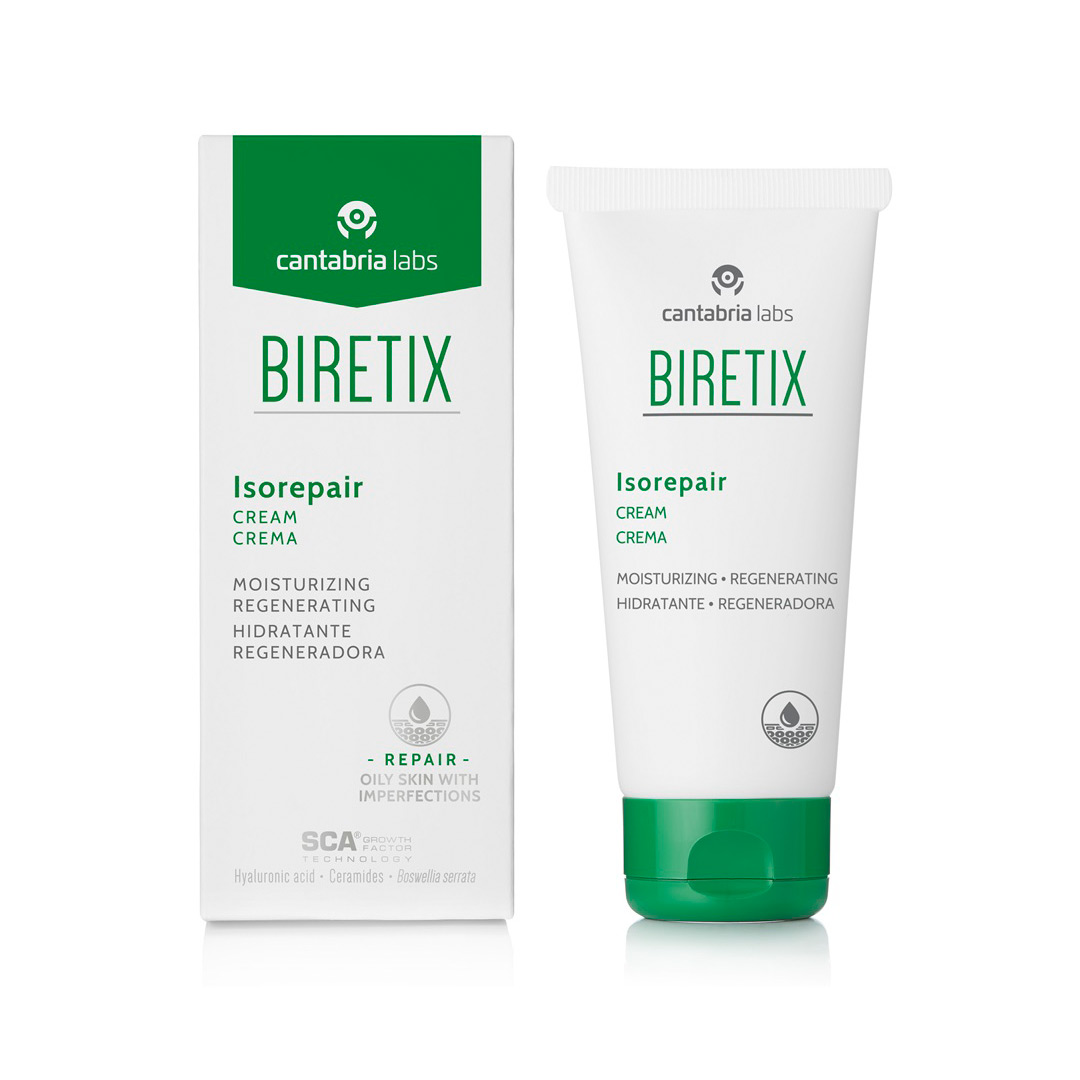 Crema hidratanta si regeneratoare Biretix Isorepair, 50 ml, Cantabria Labs