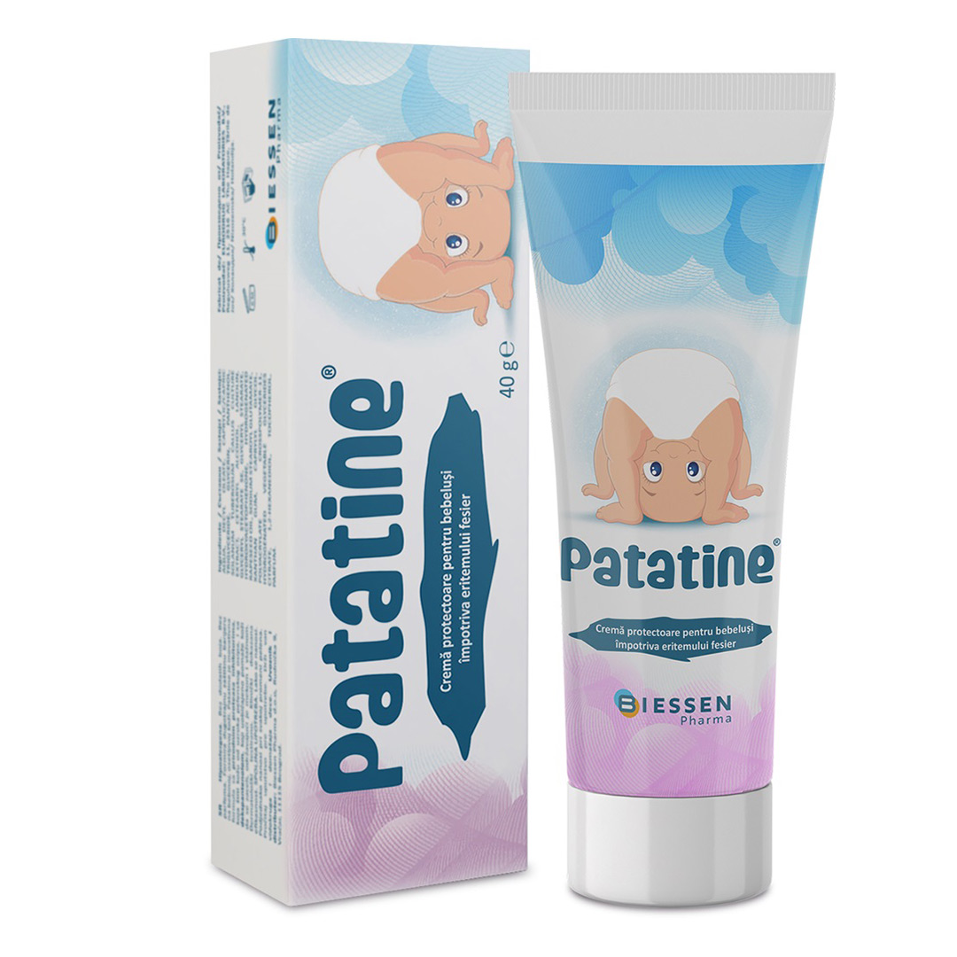 Crema pentru eritem fesier Patatine, 40 g, Biessen Pharma