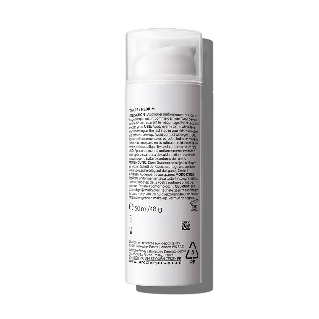 Crema protectie solara SPF 50+ cu pigment de culoare pentru fata Anthelios Pigment Correct, 50 ml, La Roche-Posay, [2],farmaciabajan.ro