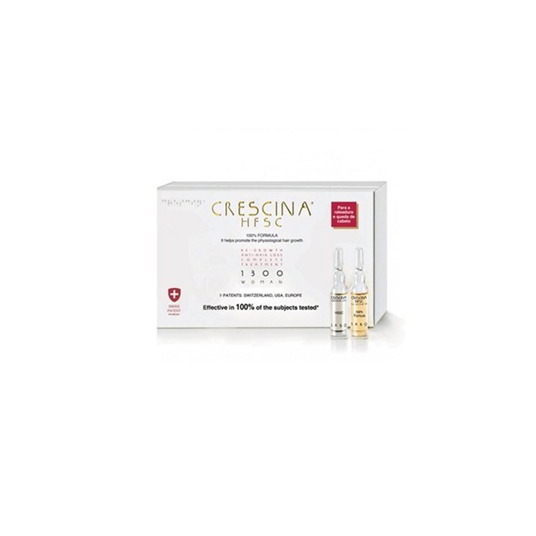 Crescina HFSC 100% 1300 Woman, 10 + 10 fiole, Labo