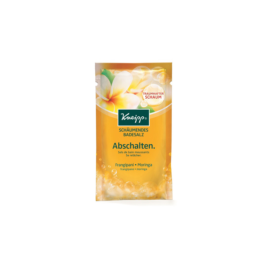 Cristale de baie spumante, Frangipan, 80 gr, Kneipp