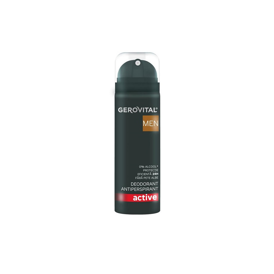 Deodorant antiperspirant Men Active, 150 ml, Gerovital