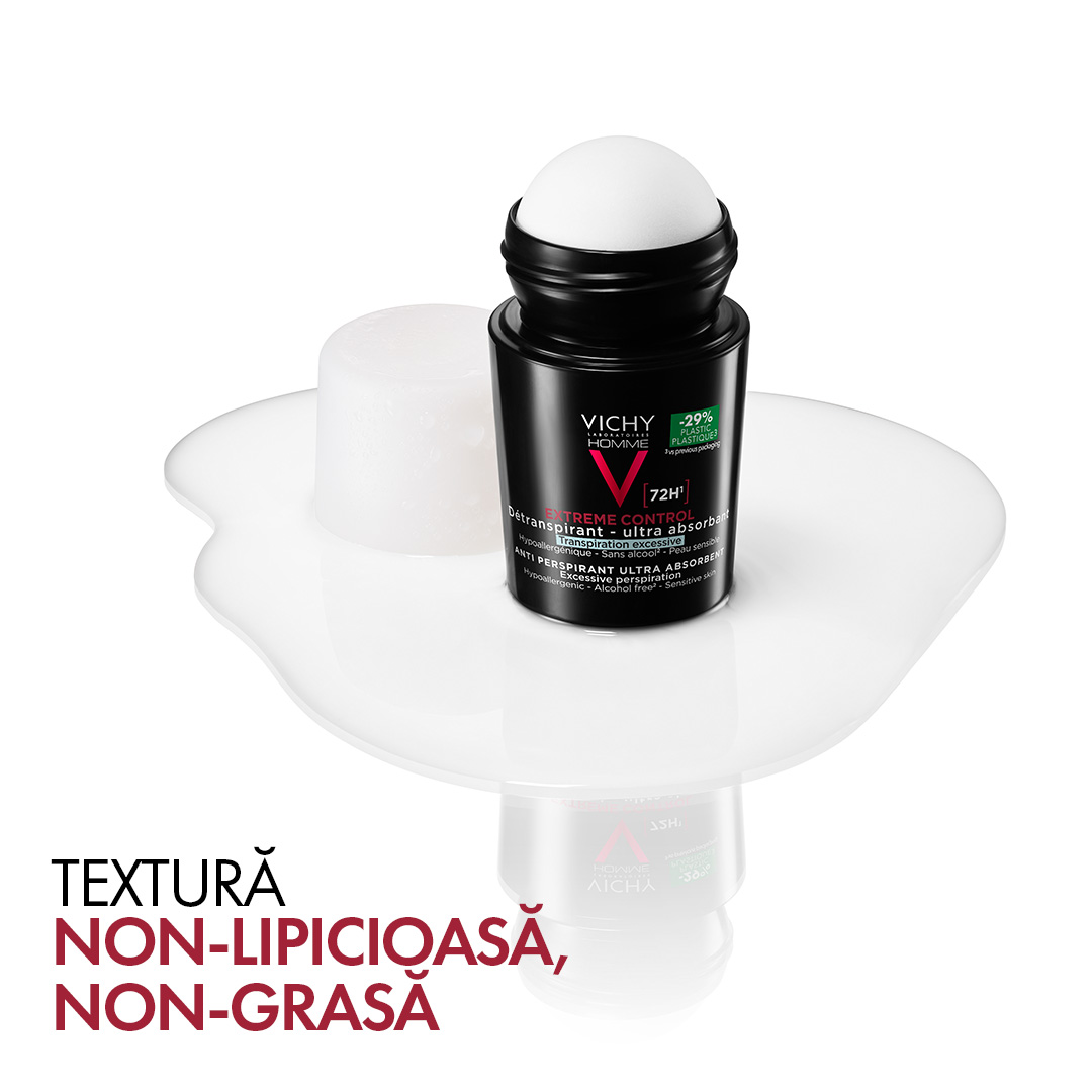 Deodorant roll-on pentru barbati, 50 ml, Vichy, [3],farmaciabajan.ro