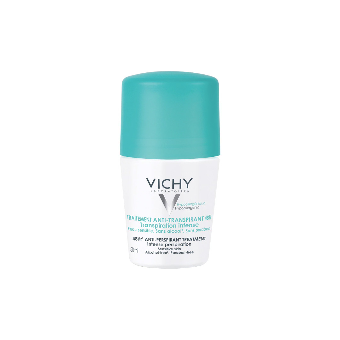 Deodorant roll-on antiperspirant Vichy cu parfum, 48h, 50 ML