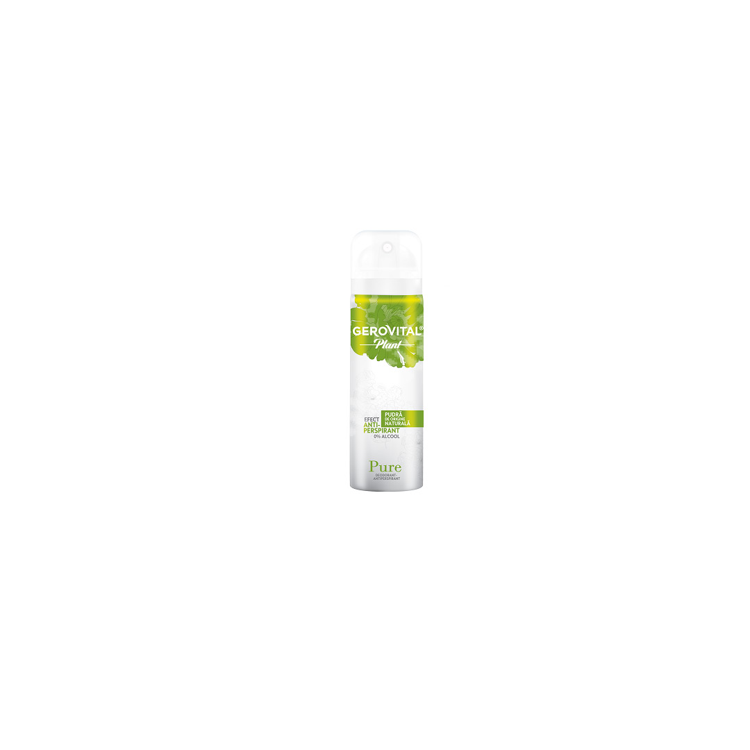 Deodorant-antiperspirant Pure Gerovital Plant, 150 ml, Farmec