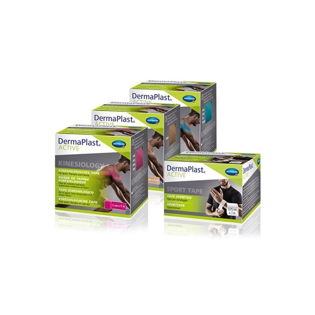 DermaPlast ACTIVE Sport banda adeziva rigida, 3.75 cm x 7 m, Hartmann