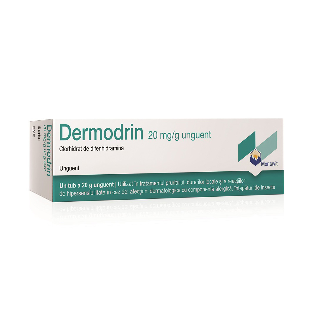Dermodrin unguent, 20 grame, Montavit