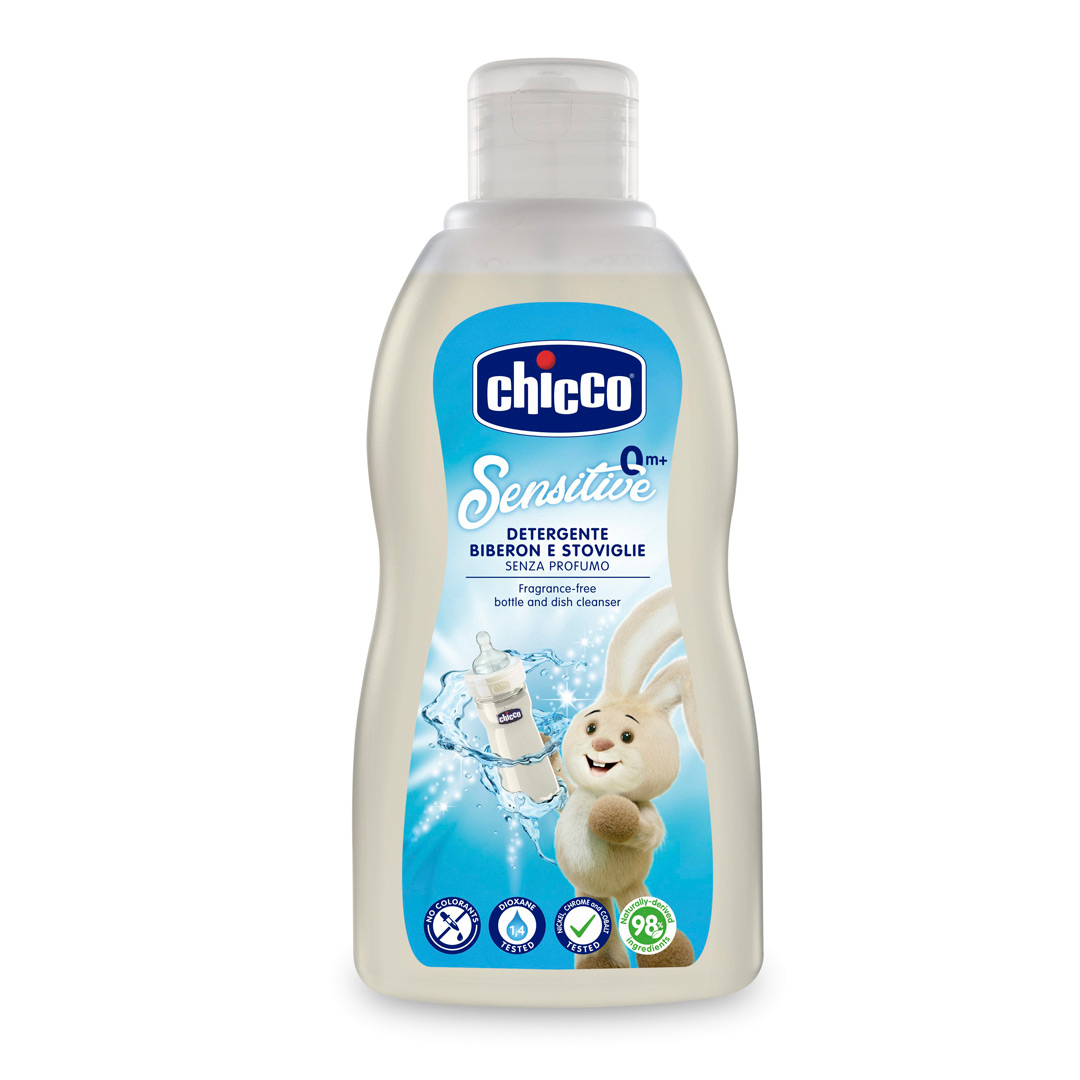 Detergent pentru biberoane si vesela bebelusului, 09570-7, 0 luni+, 300 ml, Chicco