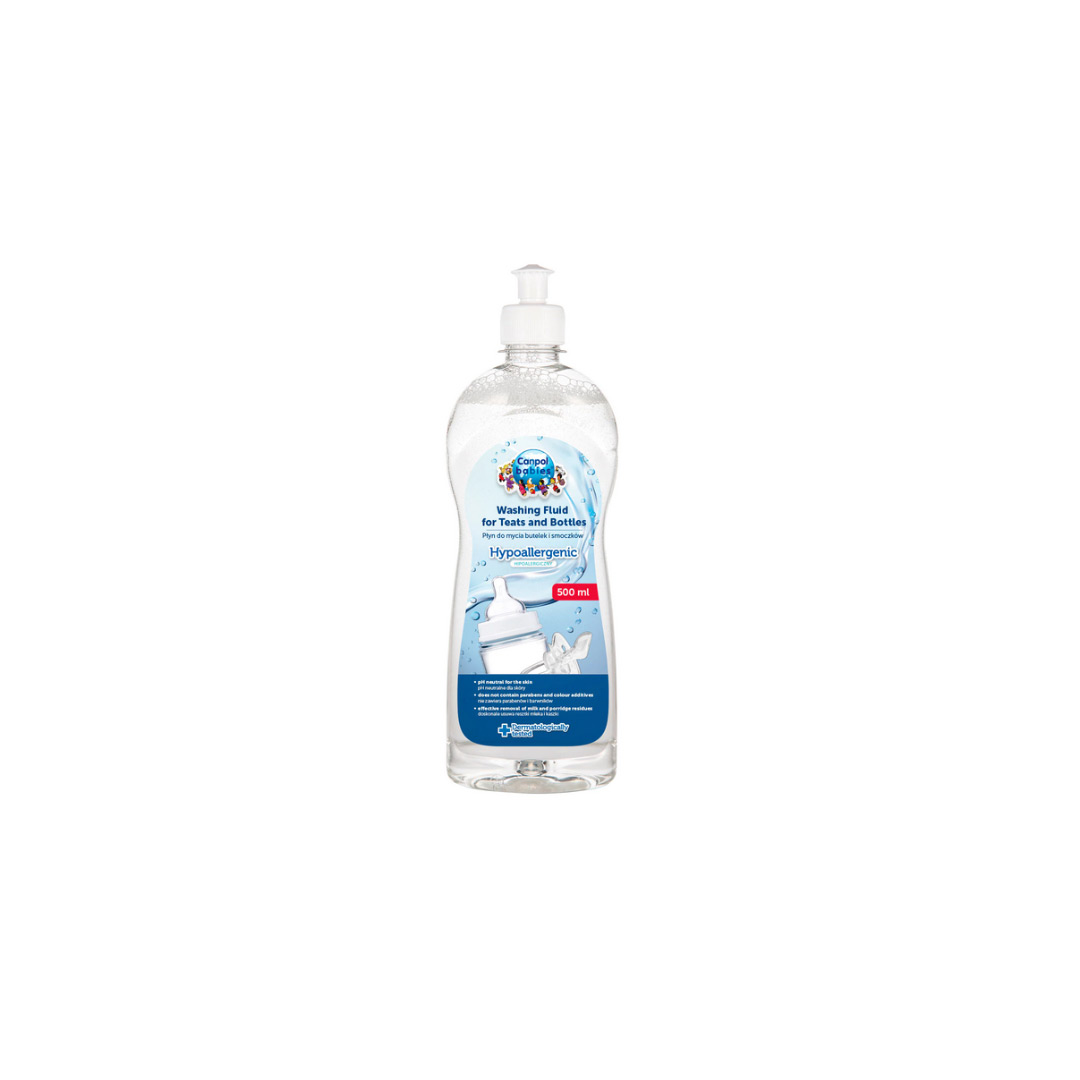Detergent lichid pentru biberoane si tetine, hipoalergenic, 500 ml, Canpol