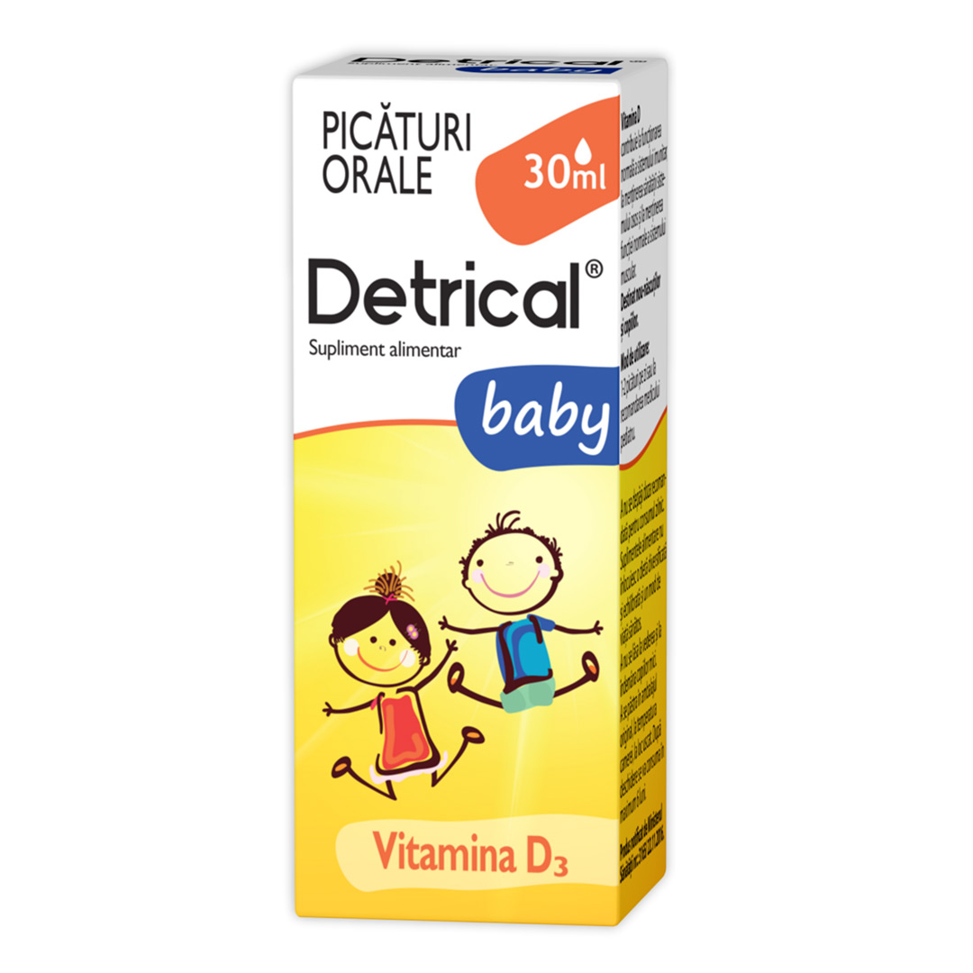 Detrical baby picaturi orale, 30 ml, Zdrovit