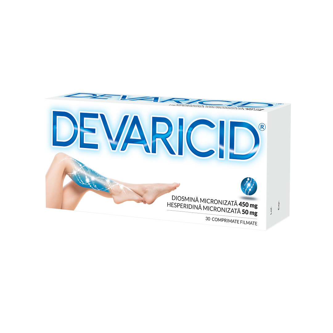 Devaricid, 450 mg/50 mg, 30 comprimate filmate, Biofarm