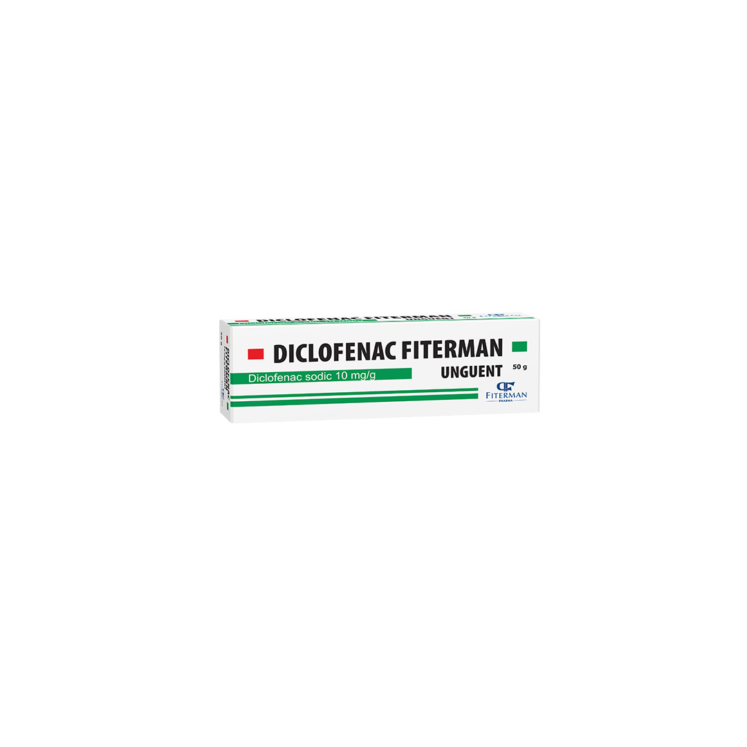 Diclofenac 10 mg/g, unguent, 50 g, Fiterman
