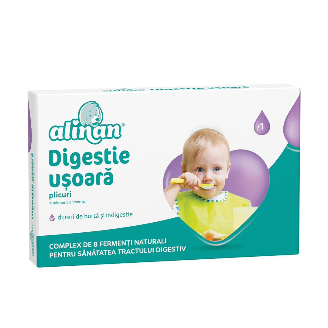 Digestie usoara Alinan, 10 plicuri, Fiterman