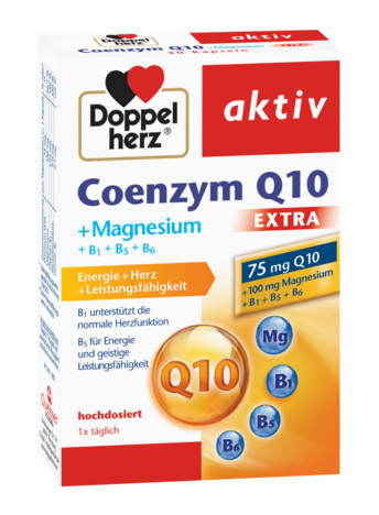 DOPPELHERZ COENZIMA Q10 EXTRA 75mg+Mg+B-uri 30cps.